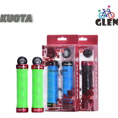 GLEN BIKE KUOTA MTB Handlebar with grip lockable grip anti slip for 22.2mm handlebar interchangeable with black green blue