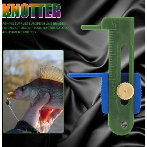 Carp Fishing Hook Tier Knots Tie Tying Loop Adjuster Fishhook Line Knotter Fishing Hook Tier Tying Tool Accessories