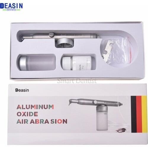 Dental Sandblaster With Water Cooling Systerm Air Flow Polisher With Water Spray Aluminum Oxide Device 4 Holes