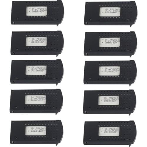 LiPo Battery For SG700 DM107S S169 RC Quadcopter Spare Parts Accessories 3.7V 900mAh Lipo Battery for RC Helicopter Drones 10pcs