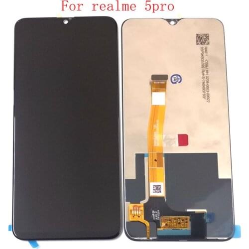 6.3"For Realme 5 pro RMX1971 LCD Screen Display+Touch Screen Digitizer Assembly Replacement real me 5pro Parts