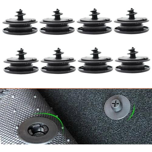 10pcs Universal Auto Carpet Buckle Car Interior Accessories Car Foot Pad Golf Anti-slip Fixed Grips Retainer Resistant