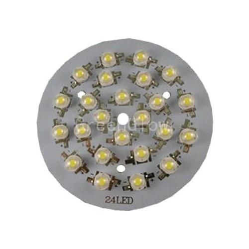 10X super bright 24W LED lamp beads with aluminium PCB free shipping