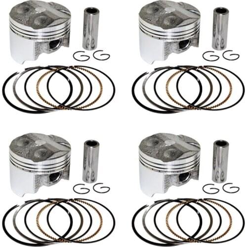 4Pcs Motorcycle Cylinder Bore Size 55~56.5mm Piston Rings Kit For Honda CB400 CB-1 VTEC 400 I II III IV CB400SF NC31 NC36 NC39