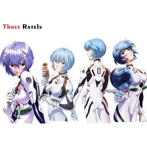 Three Ratels F289 Anime Girl Car Stickers DIY Decal Auto Motorcycle Decoration Waterproof Car Styling Graphics