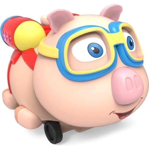 Electronic Pet Piggy 2.4G Spray Pig Watch Remote Control Toy Car Electric Childrens Toy Sensor Remote Interactive Pig