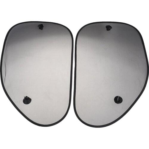 Hot sale 2X Car Side Window Sun Shade Curtain Rear Anti UV Kid Baby Block Mesh Applicable