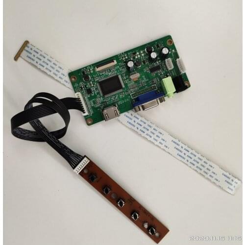 Kit for N156BGK-E33 40pin LVDS Panel EDP Driver LED Controller Board 1366x768 Display VGA Screen HDMI LCD Monitor 15.6"