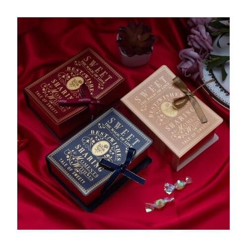 Creative Love Magic Book Wedding Candy Box With Hand Cartons Event & Party Supplies Chocolate Gift Box Packaging