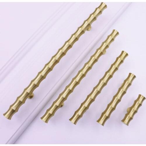 Creative Personality Light Luxury Furniture Cabinet Door Handle Bedroom Wardrobe Drawer Single Hole Knob Dresser Brass Pull