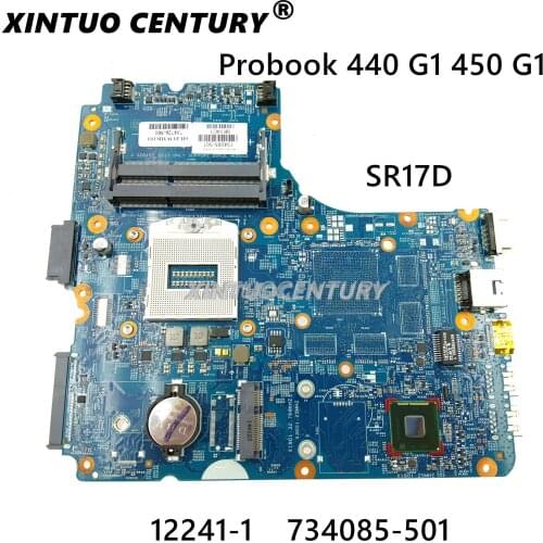 Laptop motherboard For HP Probook 440 G1 450 G1 Mainboard 734085-001 734085-501 12241-1 48.4YW05.011 SR17D