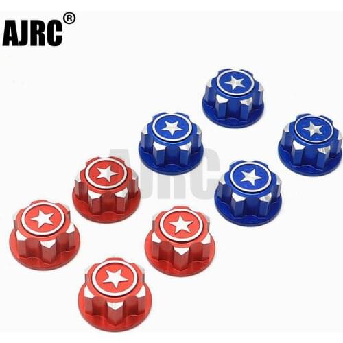 Metal 17mm Hex Wheel Mount Nuts Set for Traxxas X-MAXX Summit E-ROVE 17MM RC Car Parts