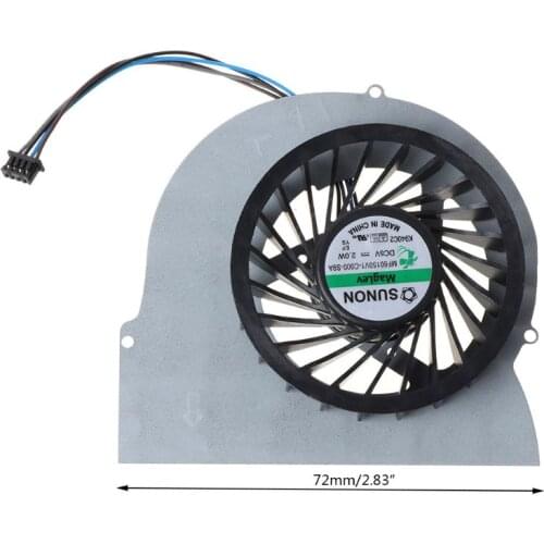 Metal CPU Cooling Fan Cooler for hp EliteBook 8560W Laptop P/N MF60150V1-C000-S9A