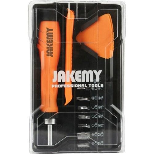 JAKEMY JM-8157 20 in 1 Magnetic bit repair tools kit Multifunctional precision screwdriver for iphone screwdriver set Mac,Laptop