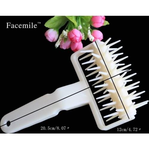 Plastic Baking Tools Pizza Cookies Dough Roller Pastry Pie Needle Wheels Cutter Sewing Machine Cake Bread Hole Punch