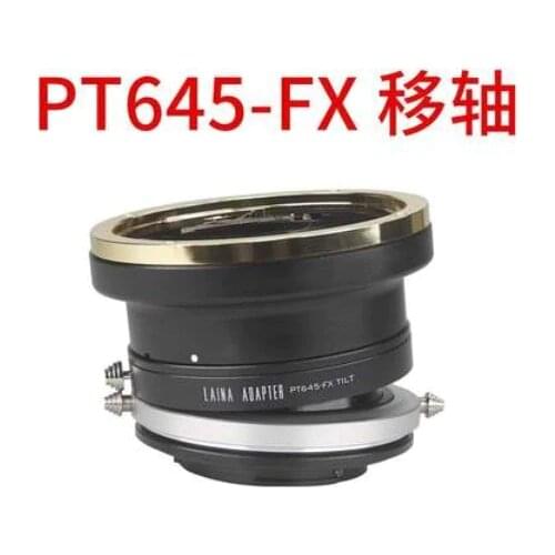 Pt645-FX tilt lens adapter for PENTAX 645 PT645 Lens to Fujifilm FX XE3/XE1/XH1/XA7/XA10/xt10 xt30 xpro2 xt4 xt100 camera