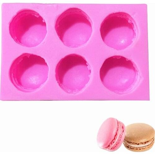DIY Sugar craft Cake Vintage Macaron Silicone Mold Fondant Mold Cake decorating Tools Gum paste Mold