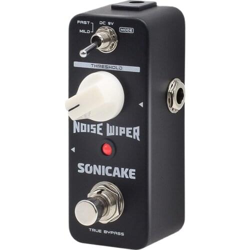 SONICAKE Noise Wiper True Bypass Noise Gate Guitar Bass Effects Pedal QSS-14