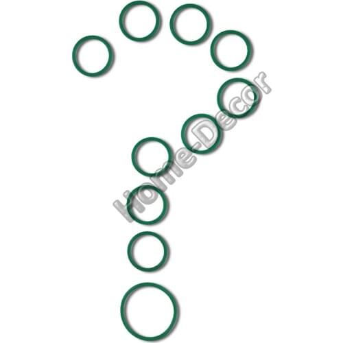 2 pcs Heat Oil Resistant 2.65mm (Wire Diameter)FKM Fluorine O-Ring Rubber Sealing Ring ID 106-300mm for Oil sealing , Waterproof