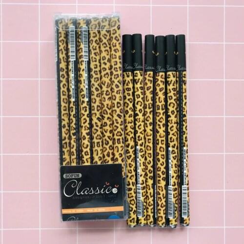 3pcs/lot Cute Classic Leopard Diamond Gel Pen Rollerball Pen School Office Supply Student Stationery 0.38mm Black Ink
