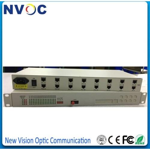 64Ch PCM Voice Telephone Fiber Optic Media Converter,19inch Rack Mount,FC,SM,20KM,FC,Euro Charger,64Voice FXO/FXS Multiplexer