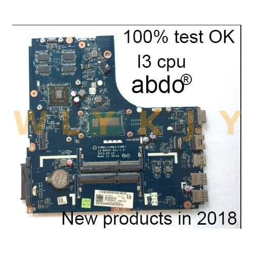 Abdo LA-B091P motherboard for Lenovo B50-70 N50-70 notebook motherboard CPU i3 4030U R5 M230 2G DDR3 100% test work