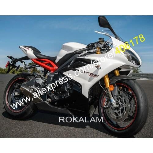 Accessories For Triumph Daytona 675 Parts 2013 2014 2015 2016 Daytona675 13-16 White Black Aftermarket Motorcycle Fairing