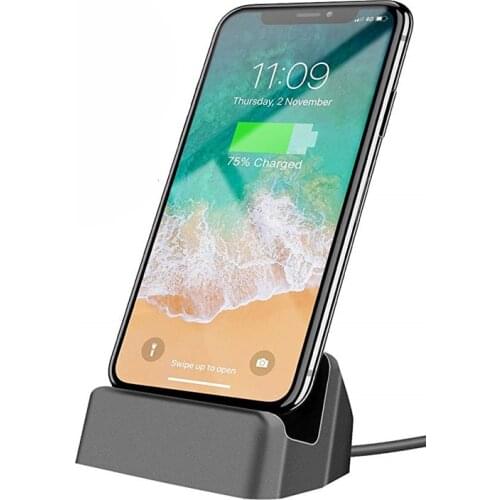 For iPhone Charger Dock Desktop Charging Stand Station usb for Apple iPhone SE/5/5S/5C/6/6S/7/8/Plus X/iPod Nano/iPod Touch