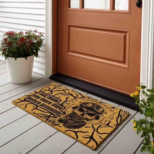 Door Mat Dry Head Think Pattern Door Mat Leisure Konul Welcome Doormat Dry Head Themed