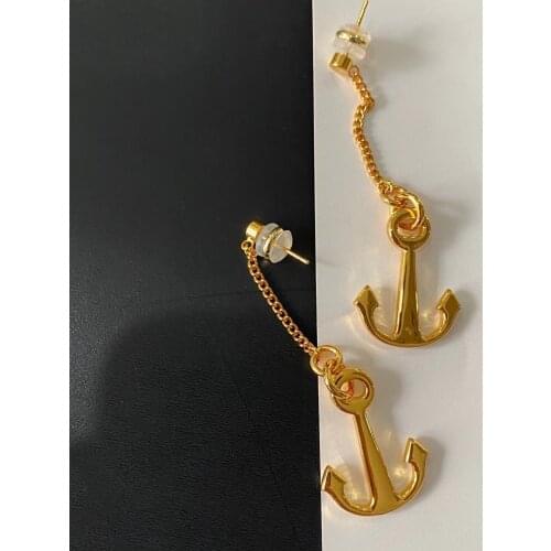 Elegant Line Anchor Earrings Smart line earrings