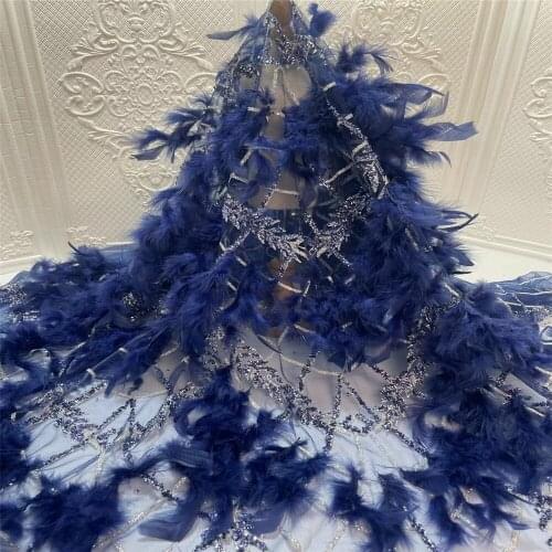 French Net organza Lace Fabric High Quality African tulle lace fabric Latest sequins Lace Material For Evening Party ZXN190