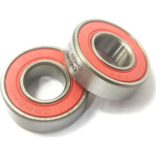 High Quality 699 LLB ENDURO ceramic bearing Replaced sealed bearing 9x20x6mm bearings for Powerway R36 front hub , light 6.6g/pc