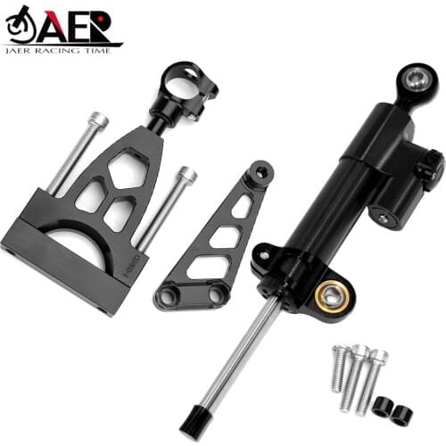 JAER Motorcycle Steering Stabilize Damper Bracket Mount for Honda CB400 VTEC 1999-2010 2009 2008 2007 2006 2005 2004 2003 2002