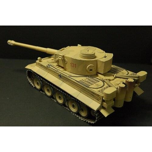 1:35 Scale German WW2 Panzerkampfwagen VI Ausf. E Tiger Tank PAPER Model KIT Handmade Toy Puzzles