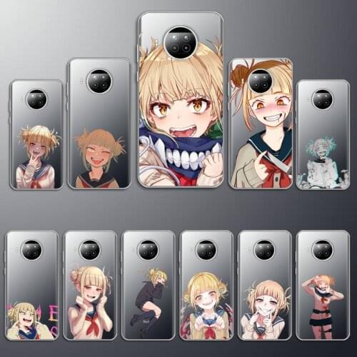Anime cute Himiko Toga girl Phone Case Transparent for Xiaomi mi note 10 8 9 t HUAWEI p30 40 11 Samsung S 8 9 10 20 pro lite