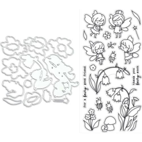 2021 New Fairy Metal Cutting Dies Stencils for DIY Scrapbooking Album Paper Card Crafts Embossing