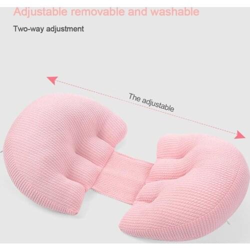 Pregnant Women Pillow Multi-Function Side Sleeper Protect Waist Sleep Pillow Abdomen Support U Shape Pregnancy Waist Pillow