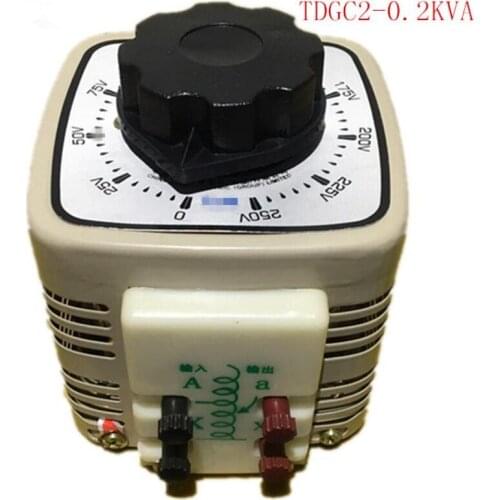 Voltage converter 200W single phase small-scale 220 check table self coupling adjustable transformer TDGC2-0.2KVA