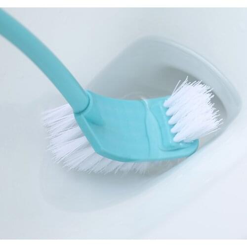 Bathroom Toilet Brush Cleaning Tool DOuvle Side Universal Wc Accessories Household Long Handle Soft
