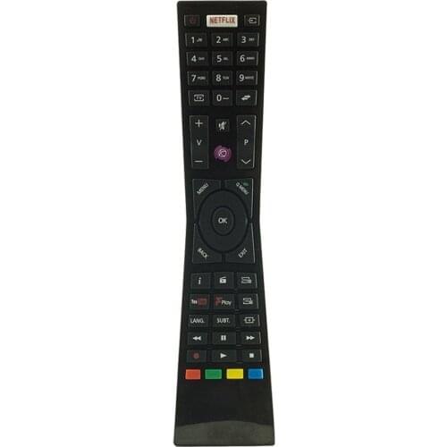 Television and Satellite Receiver Control Vestel T1380 Netflix Youtube Key Smart LED TV Remote Contol AT-KK1131-243