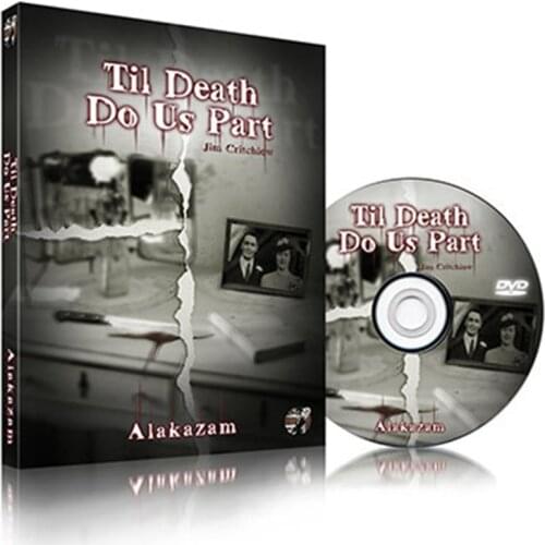 Til Death Do Us Part By Jim Critchlow (Gimmick+DVD) Mental Close Up Card Magic Tricks Stage Magic Props Mentalism Prophecy