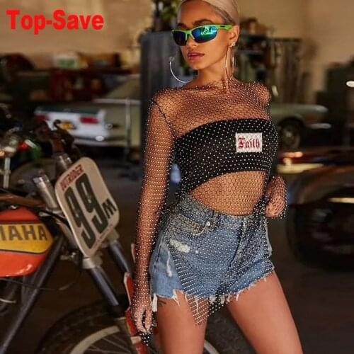 Vintage Diamond Rhinestone Summer Women Sexy Bikini Cover Up Mesh Fishnet Swimsuit Swimwear Dress Bathing Beachwear Dropshipping