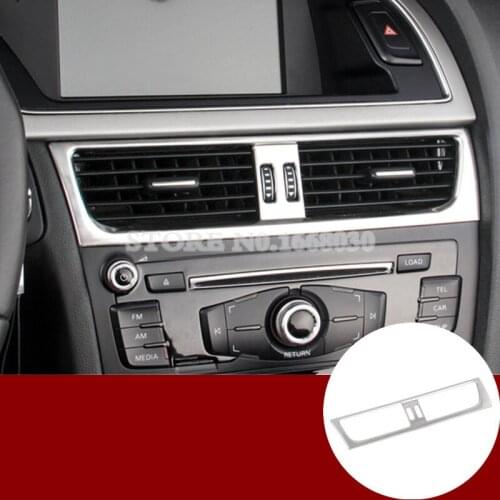 Interior Centre Console Air Vent Outlet Trim Cover 1pcs For Audi A5 S5 2008-2016 Car Decoration Car Accesories Interior