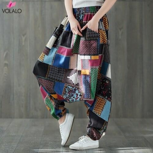 Женские штаны шаровары VOLALO China At AliExpress