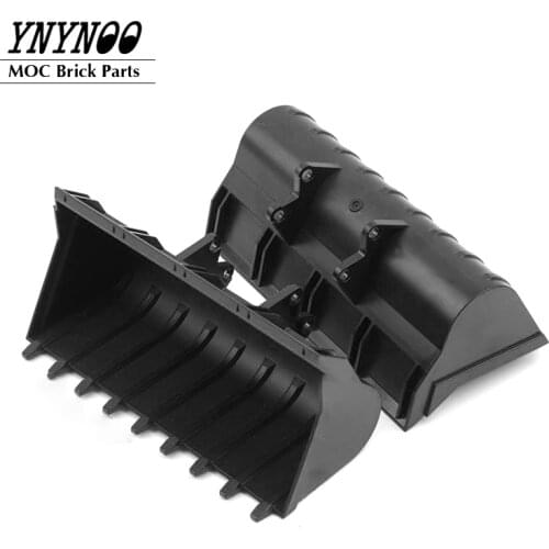 1-2Pcs/lot High-Tech Digger Bucket 10x18 Excavator MOC Brick Parts Educational Building Blocks DIY Toys Compatible 32030 Parts