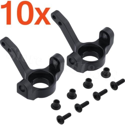 10 Pairs/Lot OEM For AXIAL SCX10 1:10 Upgrade Parts OP Aluminum Front Knuckle Arm Upright Steering SCX10-01 Metal RC Accessories