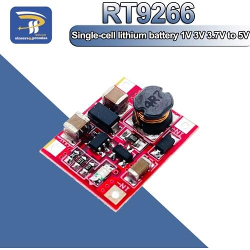 10Pcs DC Boost Power Supply Module Converter Booster Step Up Circuit Board 3V to 5V 1A Highest Efficiency 96% RT9266 Ultra Small