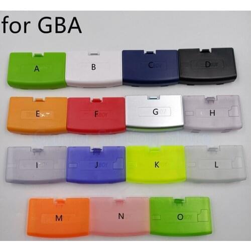 15PCS For Nintendo Gameboy GBA Battery cover Pack Back Door Cover shell replacement accessaries