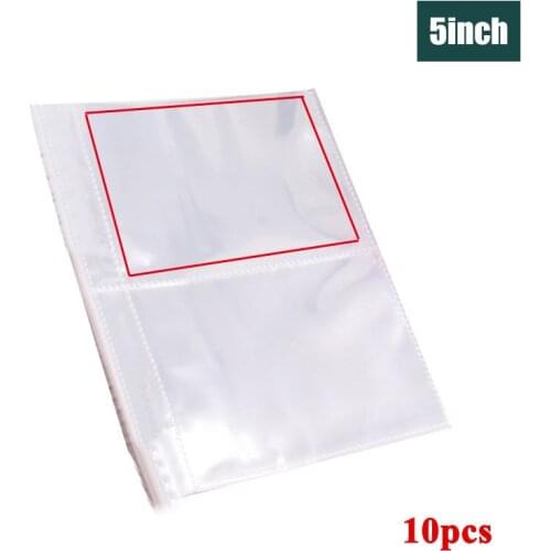 40/80Pockets PVC Portable Photo Album Jelly Color Album for Mini Instax & Name Card 3/5inch Album De Photos only inner pages