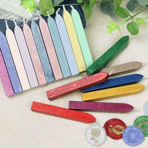 5Pieces Core Sealing Wax Bar English Seal Stick Stamp Sticks DIY Envelope Wedding Journal Postcard Stamping Stamps